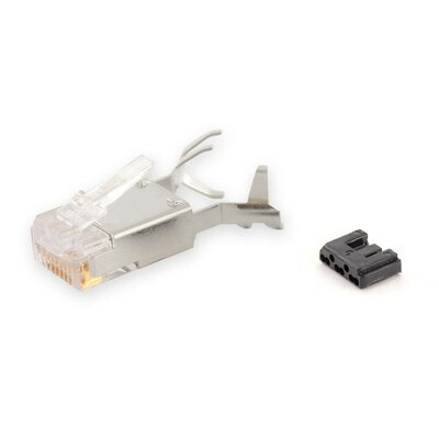 RJ45 moduláris csatlakozó dugó, egyenes, CAT6, 8P8C, BEL Stewart Connectors SS-39200-010