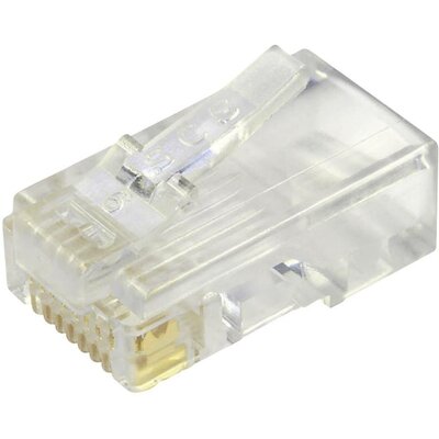 RJ45 moduláris csatlakozó dugó, egyenes, 8P8C, BEL Stewart Connectors 937-SP-3088