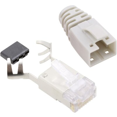 RJ45 csatlakozó, CAT 6 Dugó, egyenes Pólusszám: 8P8C SS39WSE Fehér BEL Stewart Connectors Tartalom: 1 db