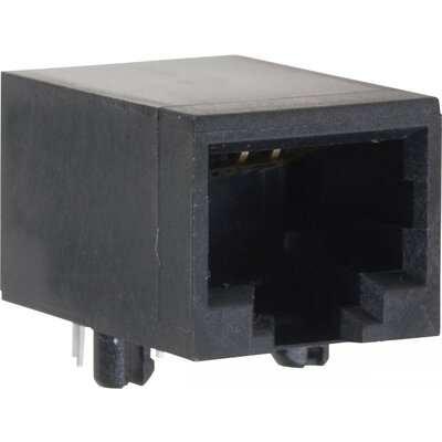 RJ45 beépíthető csatlakozó aljzat, 8P8C, vízszintes, BEL Stewart Connectors 1414-4000-01