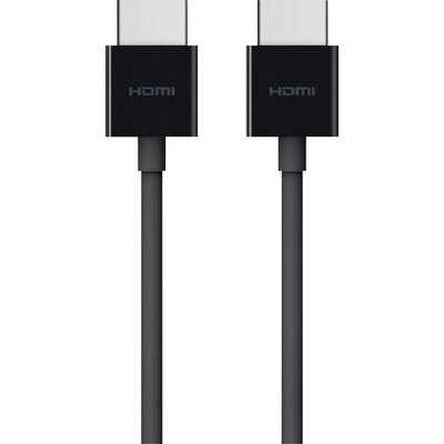 Belkin HDMI Csatlakozókábel HDMI-A dugó, HDMI-A dugó 2.00 m Fekete AV10168bt2M-BLK 4K UHD HDMI kábel