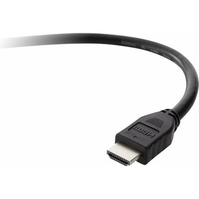 Belkin HDMI Csatlakozókábel HDMI-A dugó, HDMI-A dugó 5.00 m Fekete F3Y017bt5M-BLK 4K UHD HDMI kábel