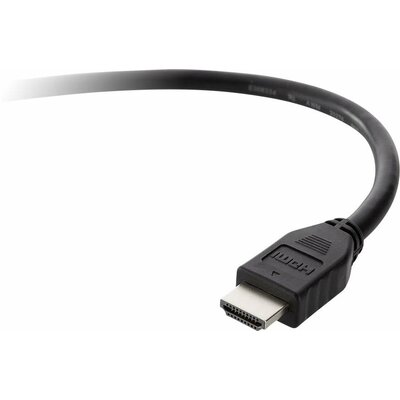 Belkin HDMI Csatlakozókábel HDMI-A dugó, HDMI-A dugó 3.00 m Fekete F3Y017bt3M-BLK 4K UHD HDMI kábel