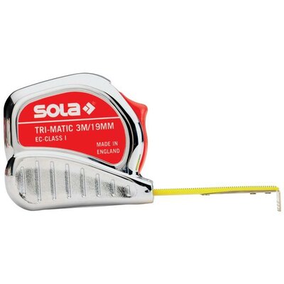 Sola TRI-MATIC 50023401 Mérőszalag 8 m Műanyag