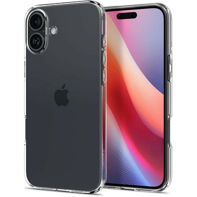 Apple iPhone 16, Szilikon tok, Spigen Crystal Flex, átlátszó