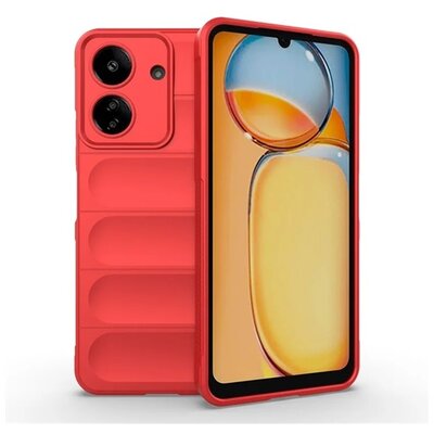 Szilikon telefonvédő (ütésállóság, kameravédő, 3D) PIROS [Xiaomi Poco C65 4G / Redmi 13C 4G]