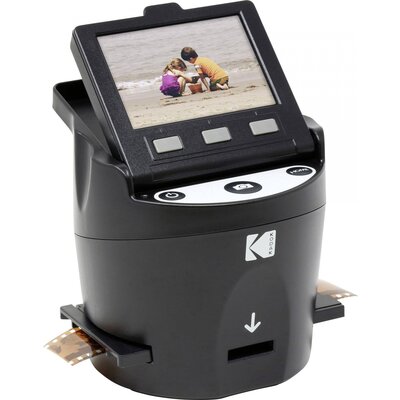 Kodak SCANZA Digital Film Scanner Filmszkenner 14 Megapixel Áteső fény egység, Beépített kijelző, Digitalizálás számítógép nélkül, TV kimenet, Super 8