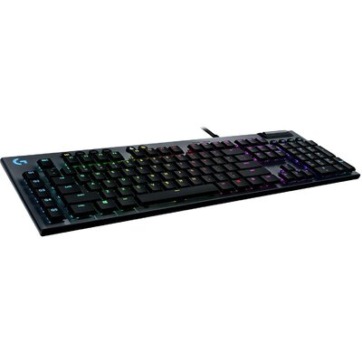 Logitech Gaming G815 LIGHTSPEED Vezetékes Gamer billentyűzet US angol, QWERTY Fekete