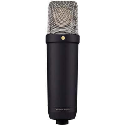 RODE Microphones NT1 5th Generation Black Álló Ének mikrofon Átviteli mód:Vezetékes Pókkal, Vezetékkel, Táskával XLR, USB-C® Vezetékes