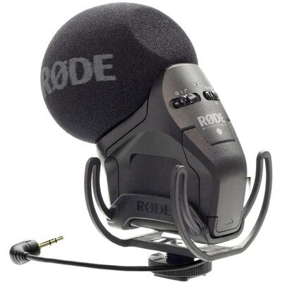 RODE Microphones Stereo VideoMic Pro Rycote Kamera mikrofon Átviteli mód:Direkt Villanófény rögzítéshez, Szélvédővel Direkt