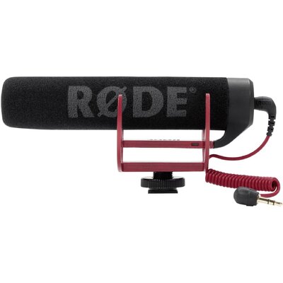 RODE Microphones VideoMic GO Kamera mikrofon Átviteli mód:Direkt Villanófény rögzítéshez Mikrofon (3.5 mm jack), Mikrofon (6,3 mm jack) Direkt