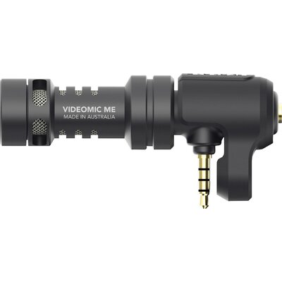 RODE Microphones VIDEOMIC ME Beszéd mikrofon Átviteli mód:Direkt Szélvédővel Mikrofon TRRS (3.5 mm jack) Direkt