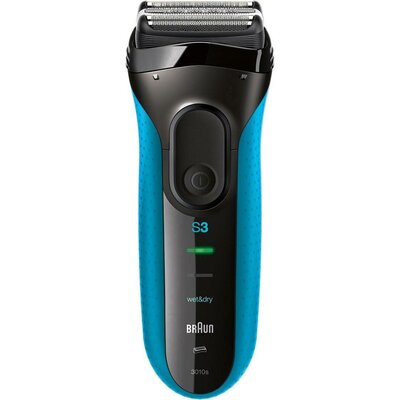 Braun Series 3 3010 S Fólia borotva Fekete, Kék