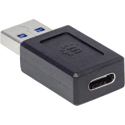 Manhattan USB 3.1 (Gen 2) Átalakító [1x USB 3.1 dugó, A típus - 1x USB-C® alj] 354714