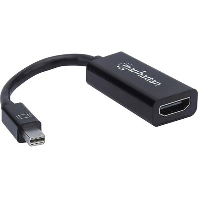 Manhattan 151528 Mini DisplayPort Átalakító [1x Mini DisplayPort dugó - 1x HDMI alj] Fekete 12.00 cm