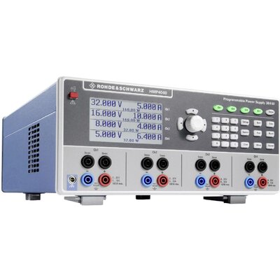 Rohde & Schwarz R&S®HMP4040COM Labortápegység, szabályozható 32 V (max.) 10 A (max.) 384 W Távirányítható, Programozható Kimenetek száma 4 x