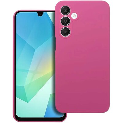 Samsung Galaxy A16 4G / A16 5G SM-A165F / A166B, Szilikon tok, 2 mm vastag, mikrofiber plüss belső, pink