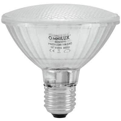 Omnilux 88043011 LED EEK F (A - G) E27 10 W Hidegfehér (Ø x H) 95 mm x 92 mm 1 db