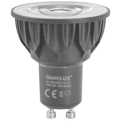 Omnilux 88540655 LED EEK F (A - G) GU10 Reflektor 5 W Melegfehér, Szuper melegfehér Dimmelhető 1 db