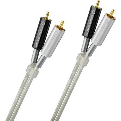 Oehlbach D1C2602 RCA Audio Csatlakozókábel [2x RCA dugó - 1x RCA dugó] 1.50 m Ezüst