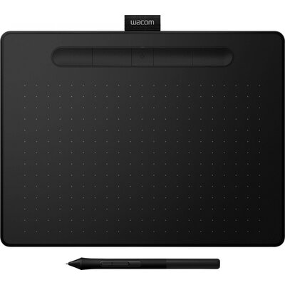 Bluetoothos digitalizáló tábla, digitális rajztábla, fekete, Wacom Intuos M