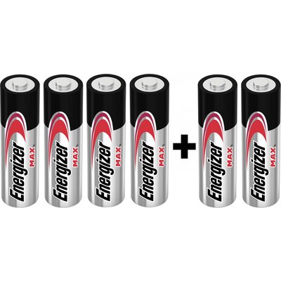 Energizer Max 4+2 Ceruzaelem Alkáli mangán 1.5 V 6 db