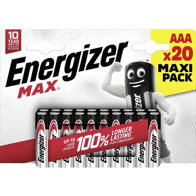 Energizer Mikroelem Max Alkáli mangán 1.5 V 20 db