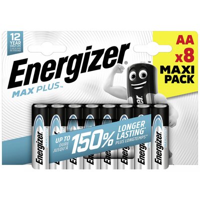 Energizer Max Plus Ceruzaelem Alkáli mangán 1.5 V 8 db