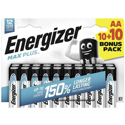 Energizer Max Plus Ceruzaelem Alkáli mangán 1.5 V 20 db