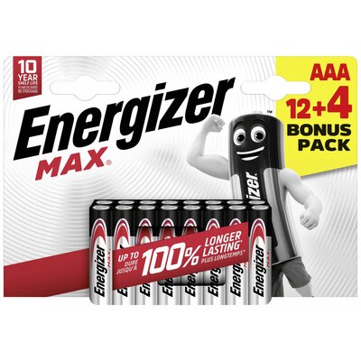 Energizer Mikroelem Max Alkáli mangán 1.5 V 16 db