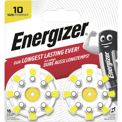 Energizer Gombelem ZA 10 1.45 V 16 db Cink-levegő ENR EZ Turn & Lock (10)