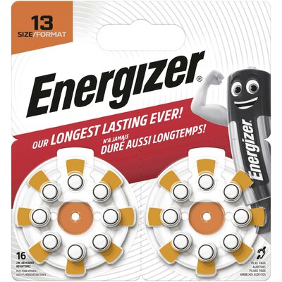 Energizer Gombelem ZA 312 1.45 V 16 db Cink-levegő ENR EZ Turn & Lock (312)