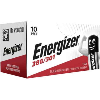 Energizer Gombelem 386 1.55 V 1 db 110 mAh Ezüstoxid E001094706