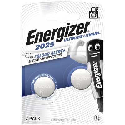 Energizer Gombelem CR 2025 3 V 2 db 155 mAh Lítium E304205900