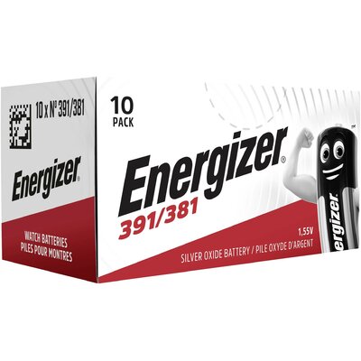 Energizer Gombelem 391 1.55 V 1 db 60 mAh Ezüstoxid E001093907