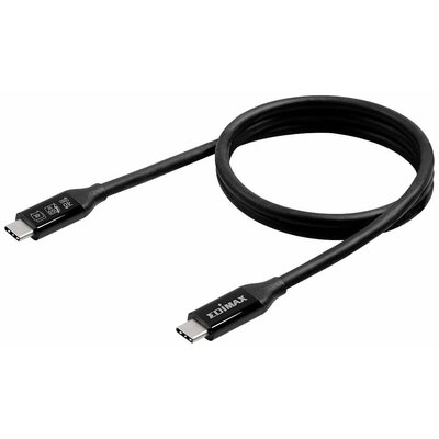 EDIMAX USB kábel USB4™, Thunderbolt™ 3 USB-C® dugó 0.50 m Fekete UC4-0050TB