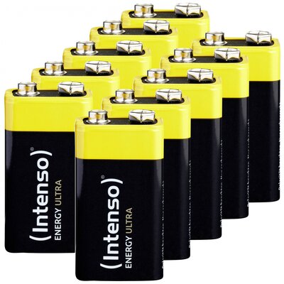 Intenso 7501451MP 9V-os elem Alkáli mangán 560 mAh 9 V 10 db