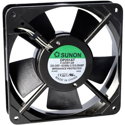 Sunon DP201AT-2122HBL.GN Axiális ventilátor 230 V/AC 112.1 m³/óra (H x Sz x Ma) 25 x 120 x 120 mm