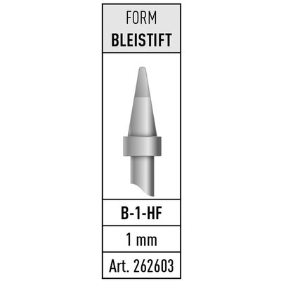 Stannol B-1-HF Forrasztóhegy Ceruza forma Tartalom, tartalmi egységek rendelésenként 1 db