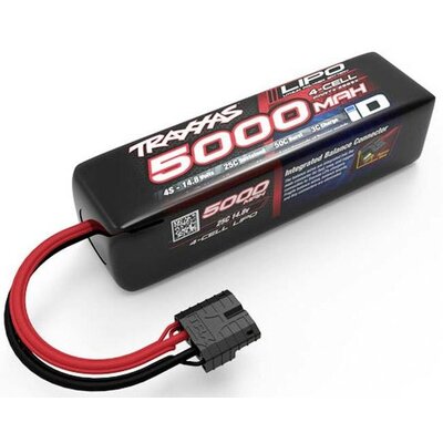 Traxxas Akkucsomag, LiPo 14.8 V 5000 mAh Cellaszám: 4 25 C Soft doboz Traxxas iD