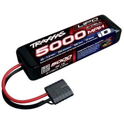 Traxxas Akkucsomag, LiPo 7.4 V 5000 mAh Cellaszám: 2 25 C Soft doboz Traxxas iD