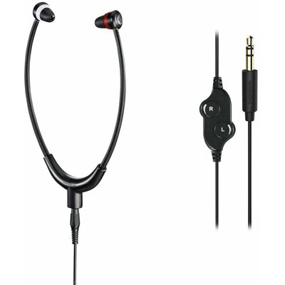 Thomson HED4408 Steto TV In Ear fejhallgató Vezetékes Fekete Hangerő szabályozás