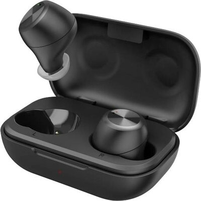 Thomson WEAR7701 In Ear fejhallgató Bluetooth® Fekete Headset, Érintéses vezérlés, Víztaszító