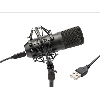 Tie Studio Condenser Mic SW USB-s stúdió mikrofon Átviteli mód:Vezetékes Pókkal, Vezetékkel USB Vezetékes