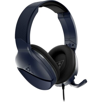 Turtle Beach Recon™ 200 Gen 2 Gamer Over Ear headset Vezetékes Stereo Kék Hangerő szabályozás, Mikrofon némítás