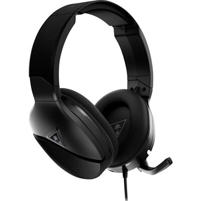 Turtle Beach Recon™ 200 Gen 2 Gamer Over Ear headset Vezetékes Stereo Fekete Noise Cancelling Hangerő szabályozás, Mikrofon némítás, Összehajtható