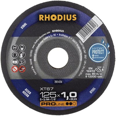 Rhodius XT67 205711 Vágótárcsa, egyenes 230 mm 1 db Acél