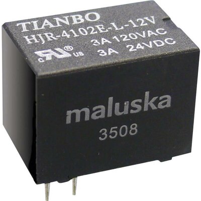 Tianbo Electronics HJR-4102-L-05VDC-S-Z Nyák relé 5 V/DC 5 A 1 váltó 1 db