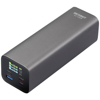 VOLTCRAFT VC-C909 Powerbank 27000 mAh Power Delivery Lítiumion Fekete-ezüst állapotjelző