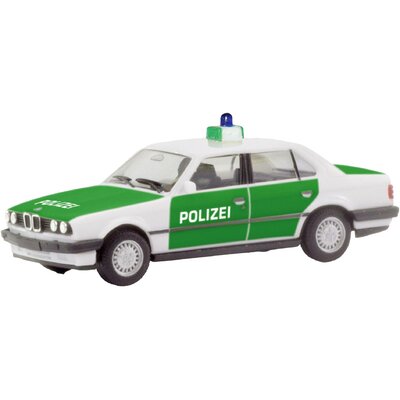 Herpa 097055 H0 Sürgősségi jármű modell Mercedes Benz 323i (E30) Rendőrség